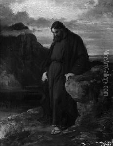 Christus Am See Genezareth Oil Painting - Ludwig Thiersch
