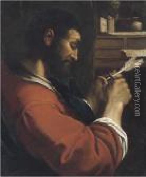 San Marco Evangelista Oil Painting - Guercino
