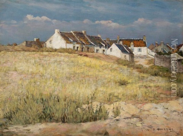 Paysage De Bretagne Oil Painting - Louis Welden Hawkins