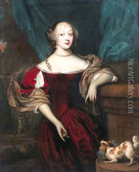 Portrait of a lady Oil Painting - Jan de Baen