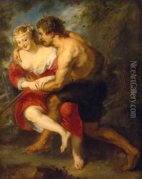 Pastoral Scene Oil Painting - Peter Paul Rubens