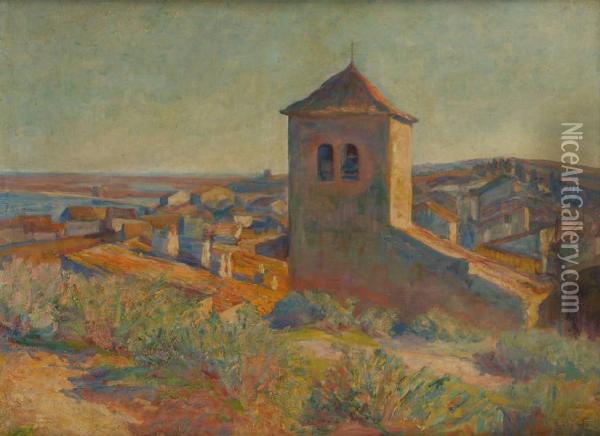 L'eglise Du Village Oil Painting - Eugene Boch