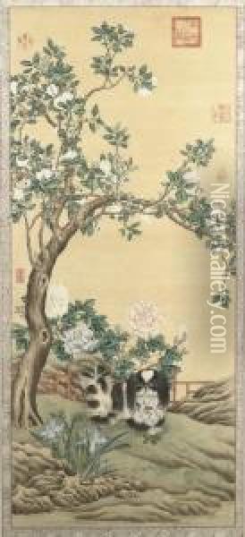 Late Qing Dynasty Oil Painting - Zou Yigui