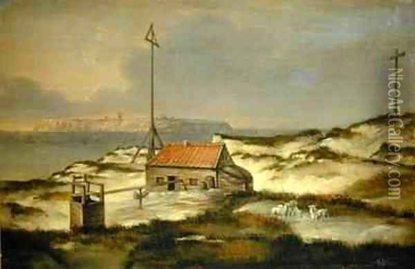 The Dunes of Heligoland Oil Painting - Joachim Faber