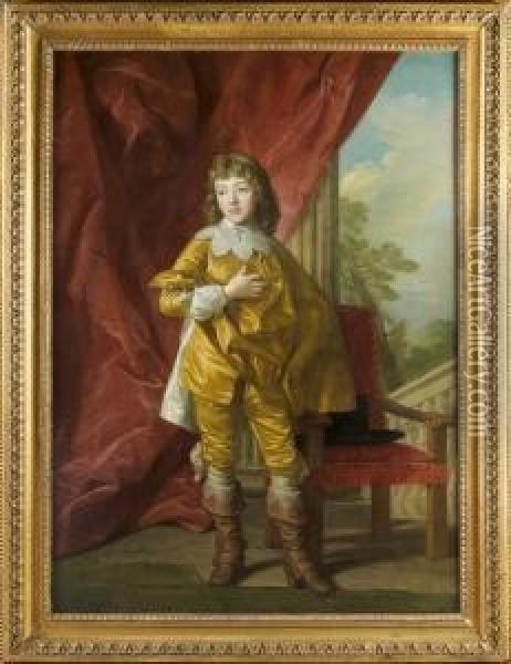 Portrait De James Ii D'angleterre Oil Painting - Louis-Michel Van Loo