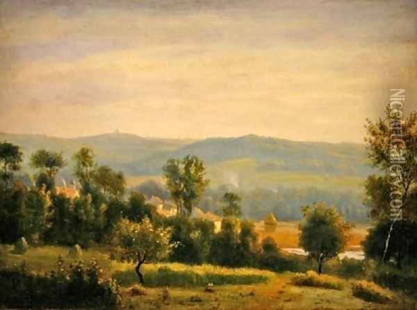 Paysage du matin Oil Painting - Antoine Chintreuil