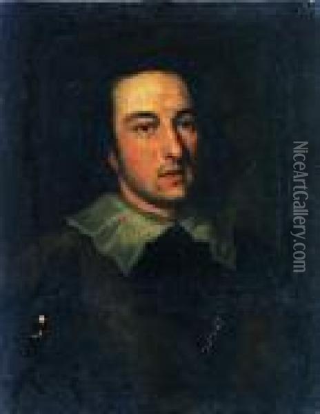 Portret Mlodego Mezczyzny Oil Painting - Giacomo Ceruti (Il Pitocchetto)