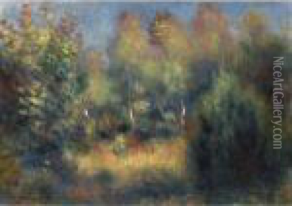 La Clairiere Oil Painting - Pierre Auguste Renoir