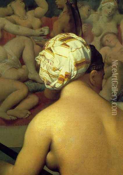 The Turkish Bath (detail) Oil Painting - Jean Auguste Dominique Ingres