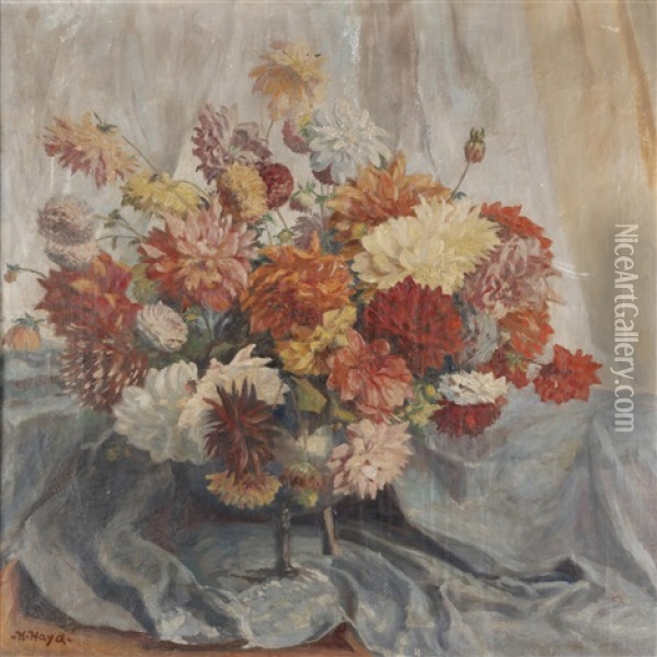 Blumenstraus Oil Painting - Karl Hayd