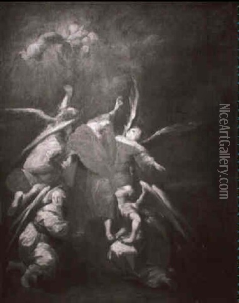 L'ascension Du Christ Oil Painting - Michael Willmann