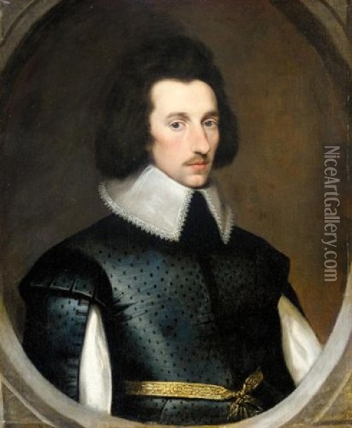 Portrait Of Sir Richard Weston Oil Painting - Cornelius de Neve