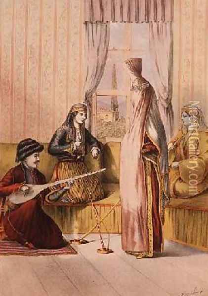An Armenian Bride Oil Painting - Lennep, H.J. van