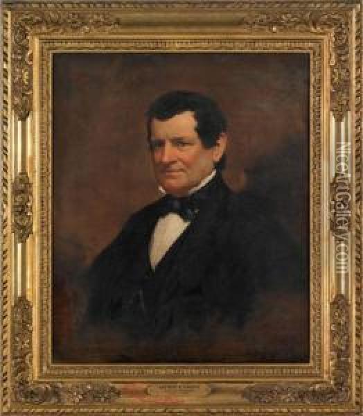 Portrait
Of Arthur Gilman Coffin Oil Painting - Samuel B. Waugh