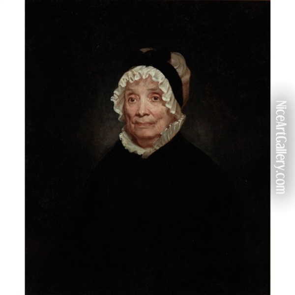 Morse Portrait Of Anne Vernon Olyphant Oil Painting - Samuel Finley Breese