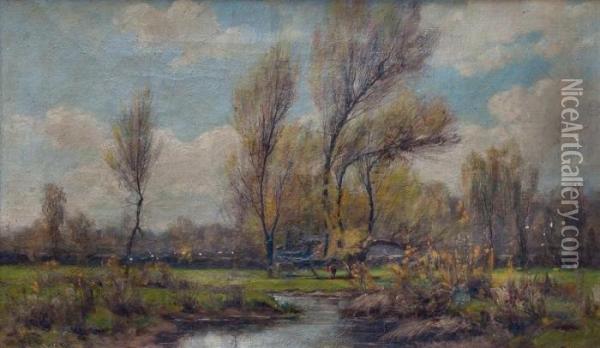 Spring Oil Painting - Peter Edward Rudell
