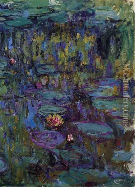 Water-Lilies 27 Oil Painting - Claude Oscar Monet