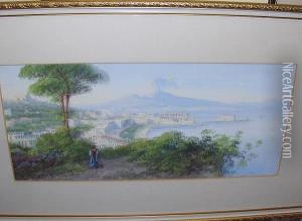The Bay Of Naples Oil Painting - Gianni