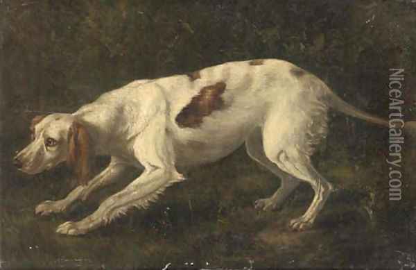 A pointer Oil Painting - Sawrey Gilpin