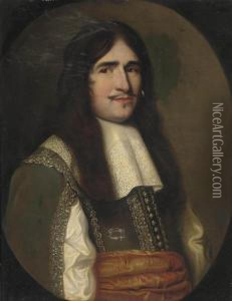 Portrait Of A Gentleman Oil Painting - Gerrit Van Honthorst
