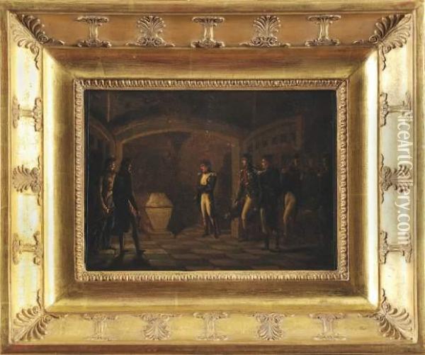 Napoleon Ier Meditant Oil Painting - Marie-Nicolas Ponce-Camus