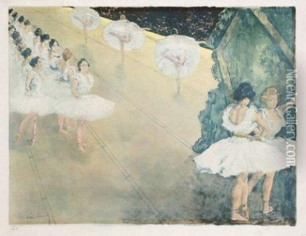 Le Ballet Oil Painting - Alexandre Lunois