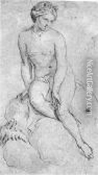 Venus Seated On A Cloud Oil Painting - Giambettino, Giov. Cignaroli B
