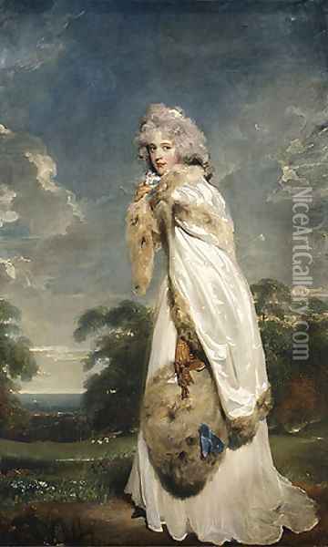 Elizabeth Farren Later Countess of Derby 1790 Oil Painting - Rosa Bonheur