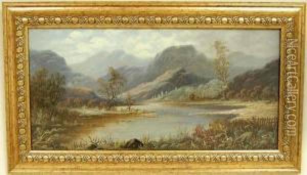 Scottish Landscape Oil Painting - Frank Stone