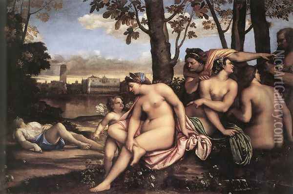 Death of Adonis 1511-12 Oil Painting - Sebastiano Del Piombo