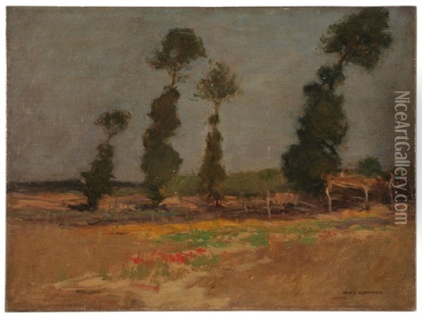 Etaples, France Oil Painting - William S. Robinson