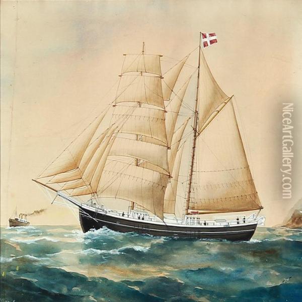 Jason Of Svendborg Oil Painting - Reuben Chappell Of Poole
