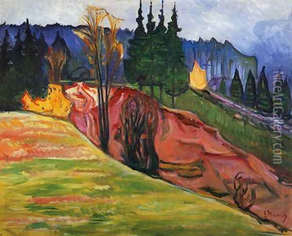 From Thuringewald Oil Painting - Edvard Munch
