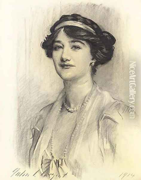 Lady Agnes Freda Forres Oil Painting - John Singer Sargent