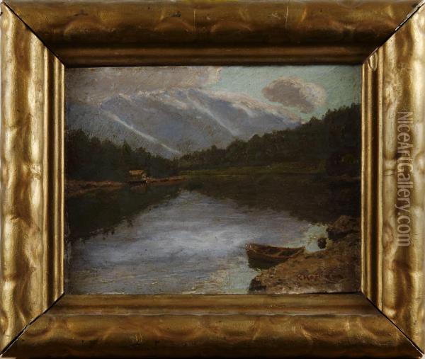 Alpsjo Oil Painting - Karl Hofmann