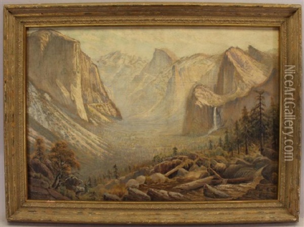 Yosemite Valley Painting Oil Painting - Jack Wisby