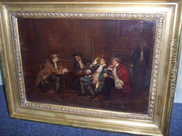 The Talk Of The Town Oil Painting - Sir David Wilkie