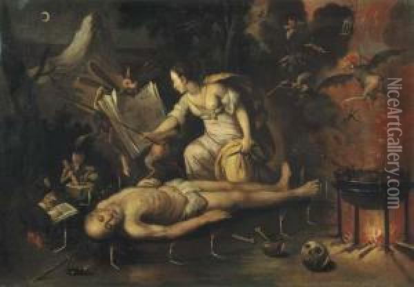 Il Sortilegio Oil Painting - Joseph, The Younger Heintz