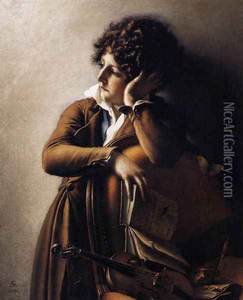 Benoit-Agnes Trioson 1800 Oil Painting - Anne-Louis Girodet de Roucy-Triosson