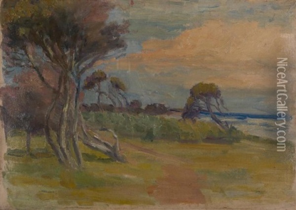 Ti-tree Afternoon Oil Painting - John Ford Paterson