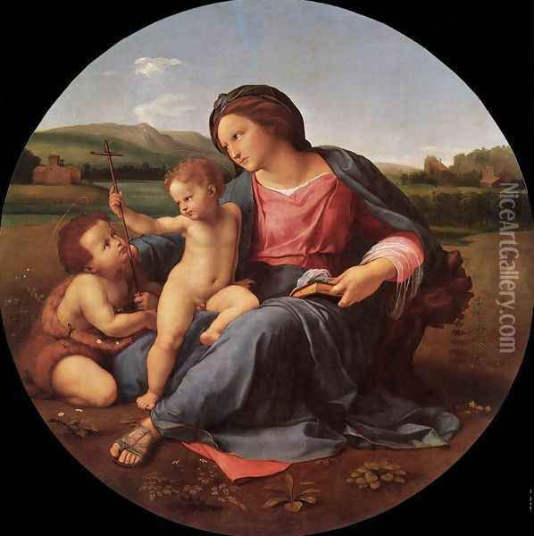The Alba Madonna Oil Painting - Raffaelo Sanzio
