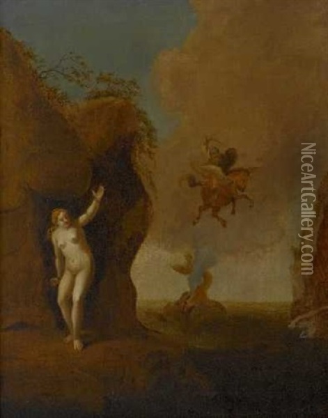 Perseus Befreit Andromeda Oil Painting - Abraham van Cuylenborch