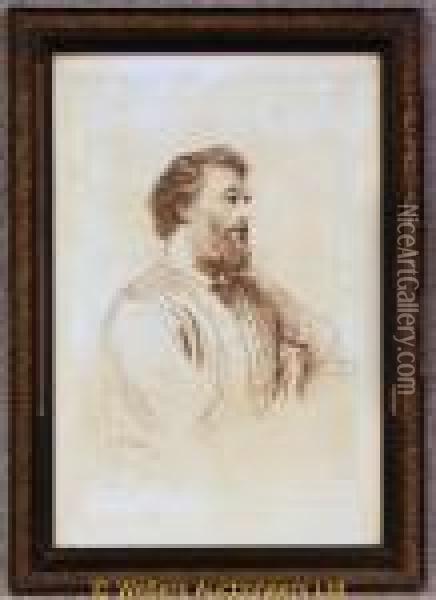 Sir Frederick Leighton Oil Painting - George Frederick Watts