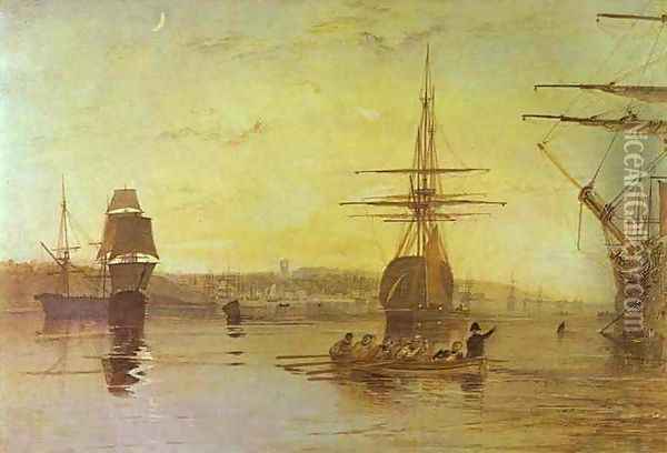Cowes, Isle of Wight Oil Painting - Joseph Mallord William Turner