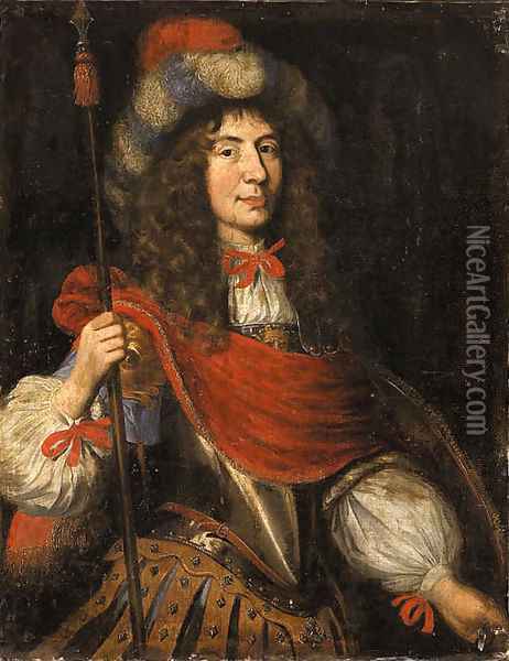 Portrait of a Nobleman Oil Painting - Charles Beaubrun