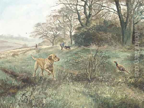 The runner Oil Painting - Henry Wilkinson