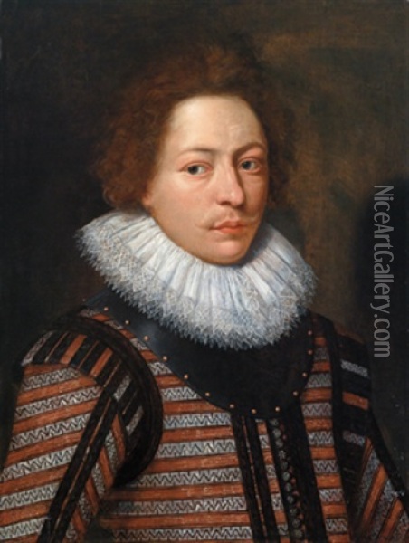 Portrat Eines Herrn Oil Painting - Jan Anthonisz Van Ravesteyn