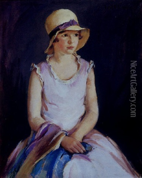 Sixteen Oil Painting - Ruth A. (Temple) Anderson