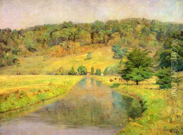 Gordon Hill Oil Painting - Theodore Clement Steele