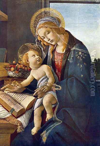 Madonna with the Child Oil Painting - Sandro Botticelli